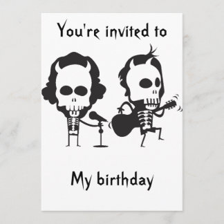 AC/DC birthday Invitation