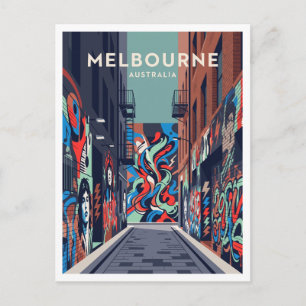 AC/DC Lane Melbourne Australia Postcard