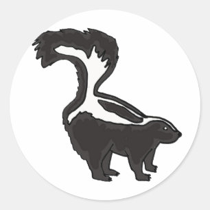 AC- Funny Skunk Stickers