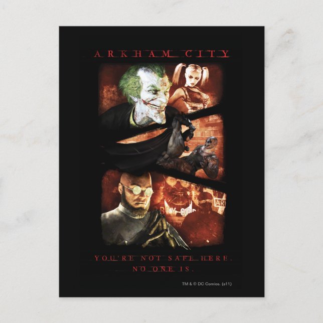 AC Poster - You're Not Safe Here 2 Postcard (Front)