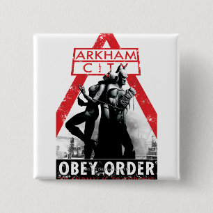 AC Propaganda - Obey/To Submit Is To Survive 15 Cm Square Badge