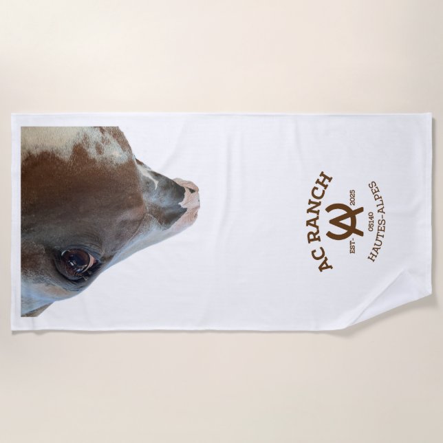 ac ranch beach towel (Front)