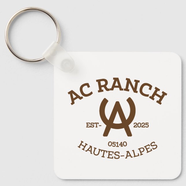 AC RANCH CLE DOOR KEY RING (Front)
