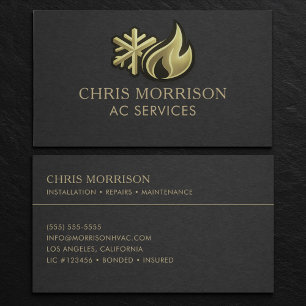 AC Services Professional Business Card