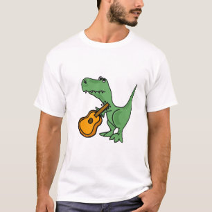 AC- T-Rex Playing the Guitar T-shirt
