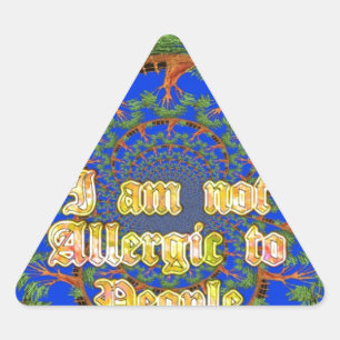 Acacia Alchemy: A Colourful Celebration of Humanit Triangle Sticker