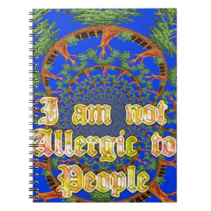Acacia Alchemy: I Am Not Allergic to People Art Notebook