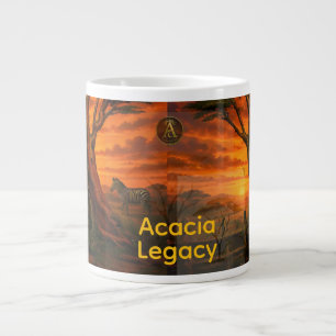 Acacia Legacy™ Sunset Horizon Luxury Wildlife Large Coffee Mug