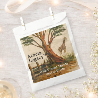 Acacia Legacy™: Thanks You | Personalised African Favour Bag
