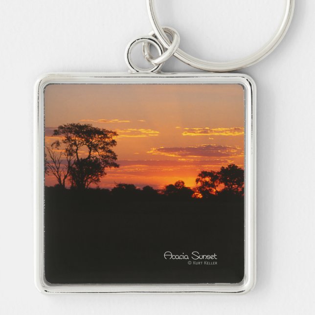 Acacia Sunset Key Ring (Front)