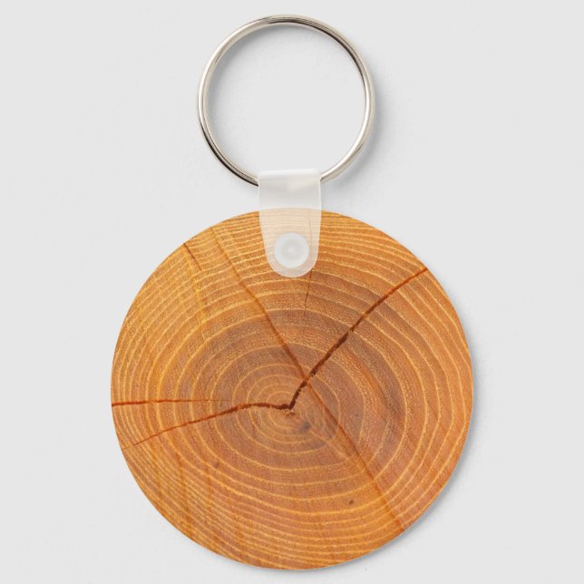 Acacia Tree Cross Section Key Ring (Front)