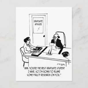 Academia Cartoon 6261 Postcard