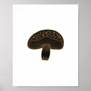 Academia Fairy Mushroom Cottagecore Aesthetic Clas Poster