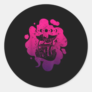 Academia Goblincore Aesthetic Cottagecore Mushroom Classic Round Sticker