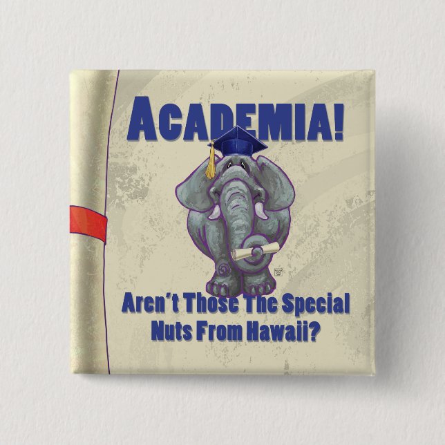 Academia Scroll 15 Cm Square Badge (Front)