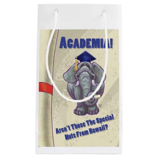 Academia Scroll Small Gift Bag (Front)