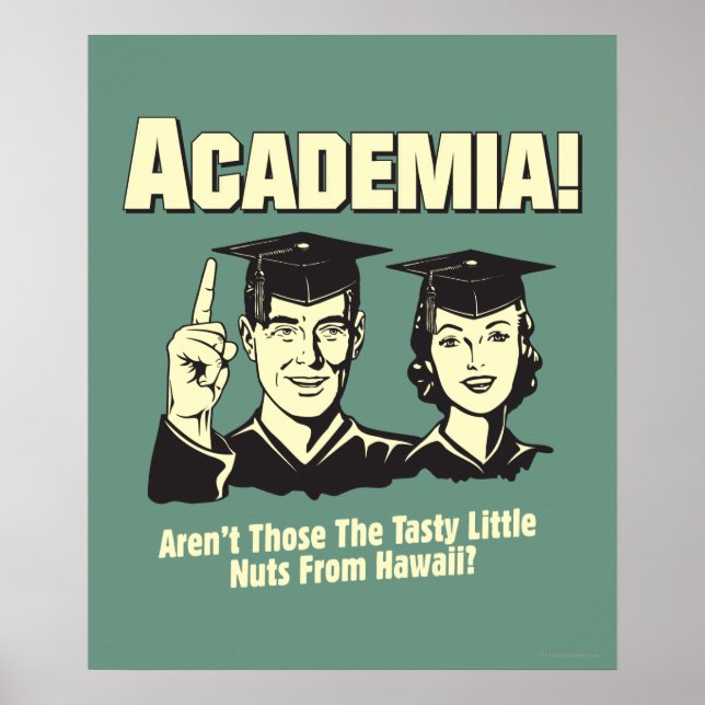 Academia: Tasty Nuts From Hawaii Poster (Front)