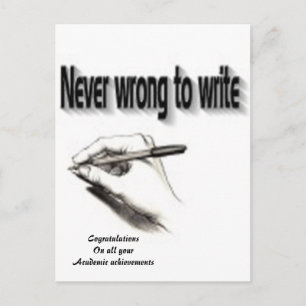 Academic achievements postcards
