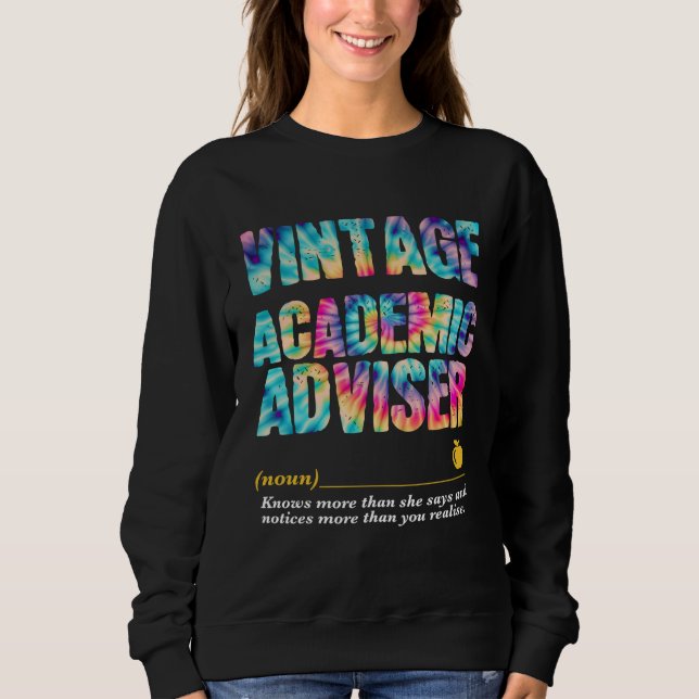 Academic Adviser Appreciation Week Back to School Sweatshirt (Front)