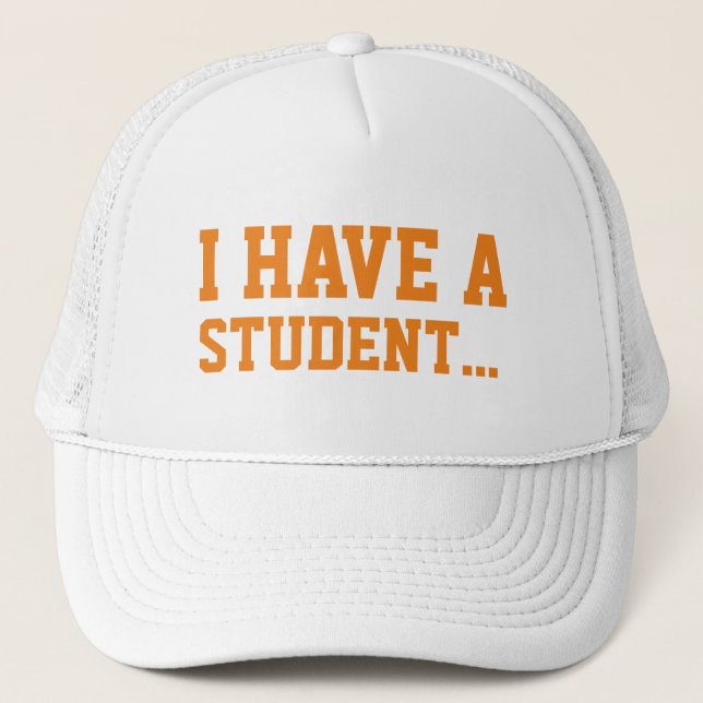 Academic Advisor Mantra Trucker Hat (Front)