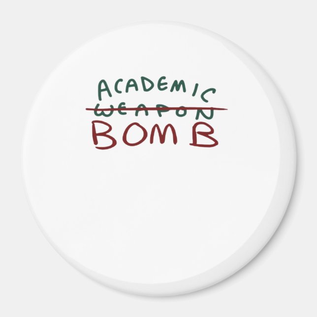 Academic Bomb Oversized Magnet (Front)