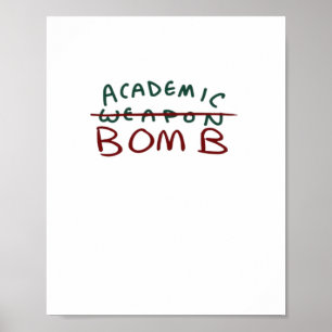 Academic Bomb Oversized Poster