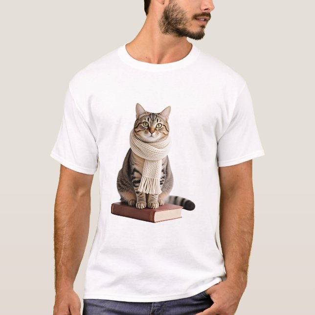 Academic Cat T-Shirt (Front)