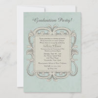 Academic Frame Graduation Invitation