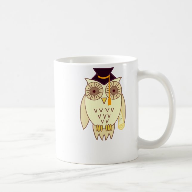 Academic Owl Coffee Mug (Right)
