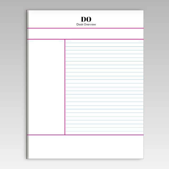 Academic School Monogram Name Lecture Notepad (Creator Uploaded)