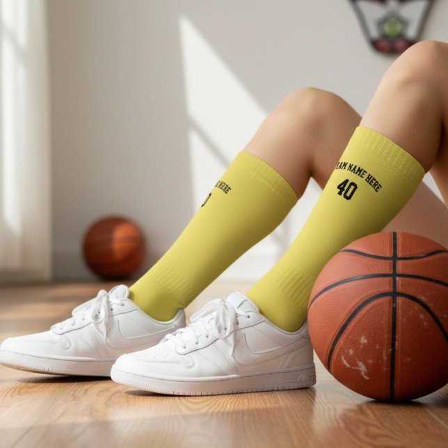 Academic Team Name Baseball Socks - Custom Number  (Creator Uploaded)