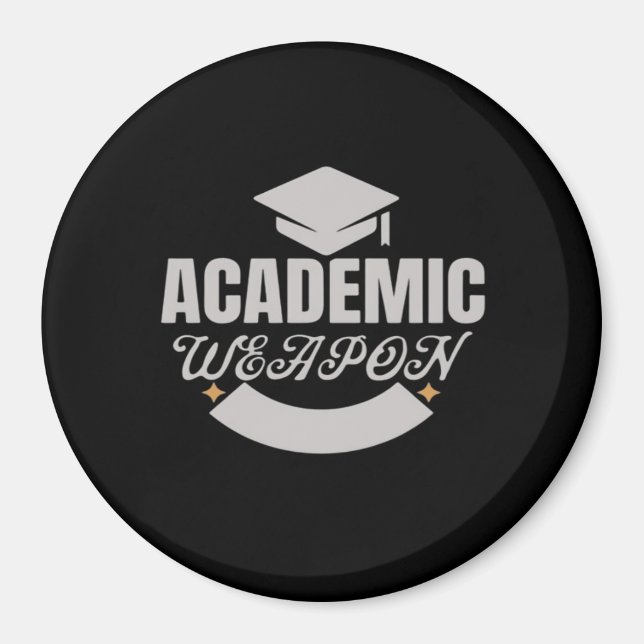 Academic Weapon Classic Cute Magnet (Front)