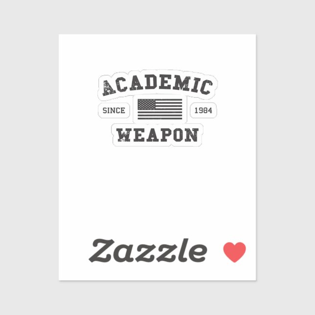 Academic Weapon Classic Funny Meme (Sheet)