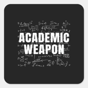 Academic Weapon - Inspirational Classic - Back to Square Sticker