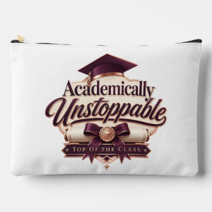 Academically Unstoppable Graduation Toiletry Bag