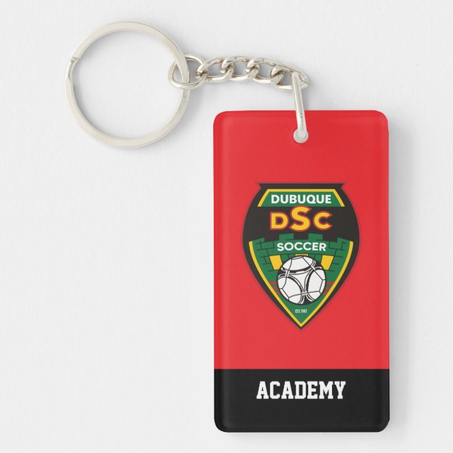 Academy Bag Tag Key Ring (Front)
