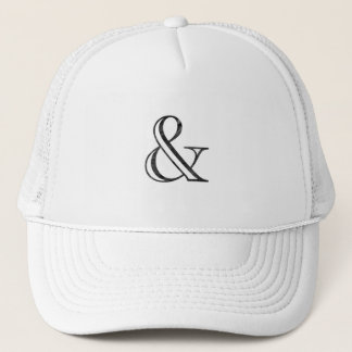Academy Engraved Ampersand Black Trucker Hat