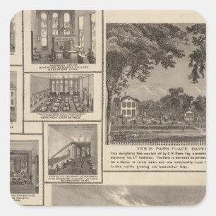Academy of the Immaculate Conception Square Sticker