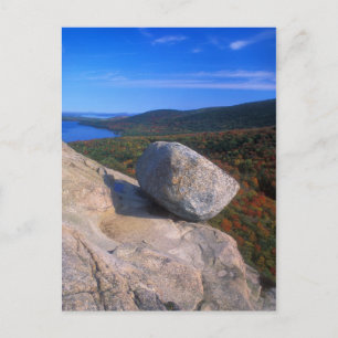 Acadia Bubble Rock Postcard