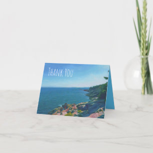 Acadia Coast Thank You Card