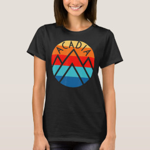 Acadia Maine Nature Hiking Mountains Outdoors Vint T-Shirt