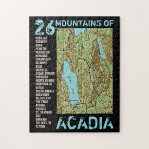 ACADIA MAP JIGSAW PUZZLE
