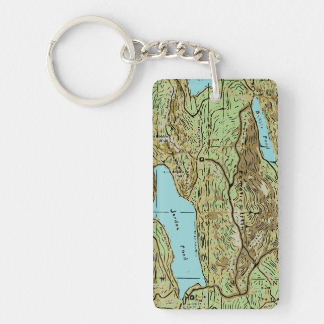 ACADIA MAP KEY RING (Front)