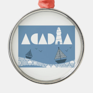 Acadia Metal Tree Decoration