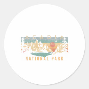 Acadia National Park 1  Classic Round Sticker