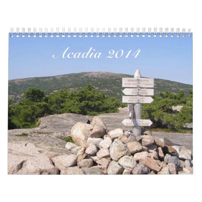 Acadia National Park 2014 Calendar (Cover)