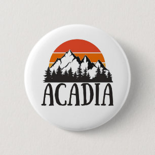 ACADIA NATIONAL PARK 6 CM ROUND BADGE