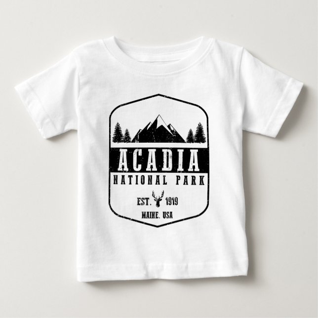 Acadia National Park Baby T-Shirt (Front)