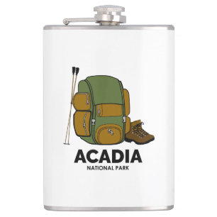 Acadia National Park Backpack Hip Flask