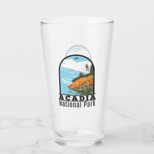 Acadia National Park Bar Harbour Lighthouse Glass